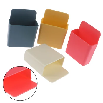 

1pcs Wall Mounted Organizer Storage Box Remote Control Air Conditioner Storage Case Mobile Phone Plug Holder Stand Container