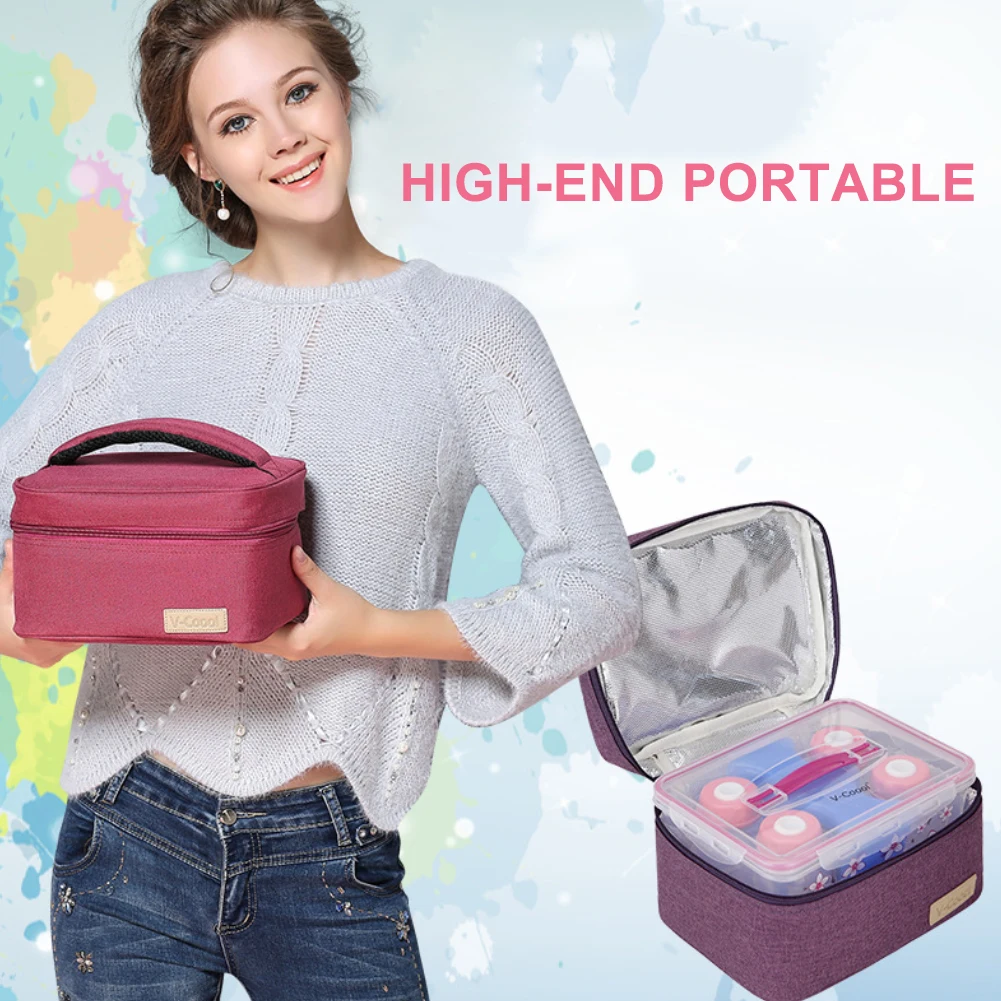 Infants Babies Daycare Mother Breastmilk Cooler Picnic Lunch Storage Bag Holder