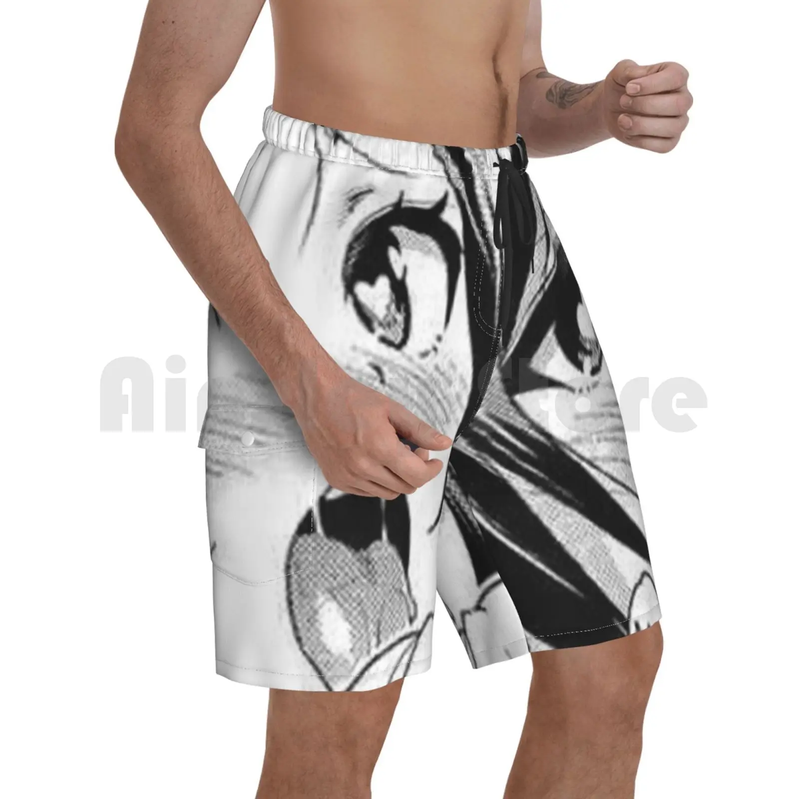 Hentai Beach Shorts Men Beach Pants 