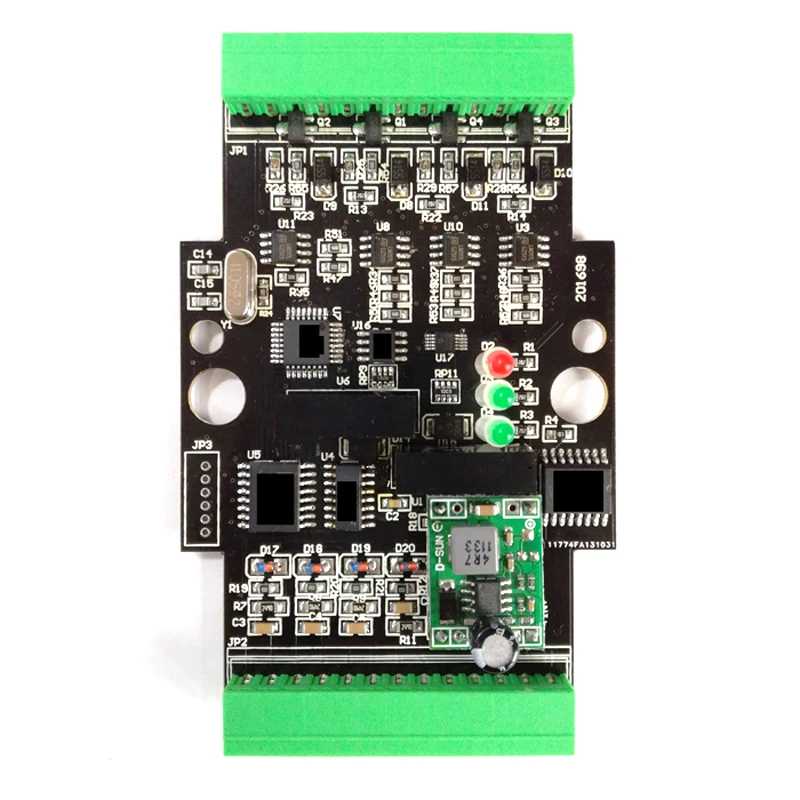 4AI/4AO 0-20MA/4-20MA/0-5V 4 Road Analog Input Output Data Acquisition Module RS485 MODBUS 12 bit Industrial grade AD/DA chip