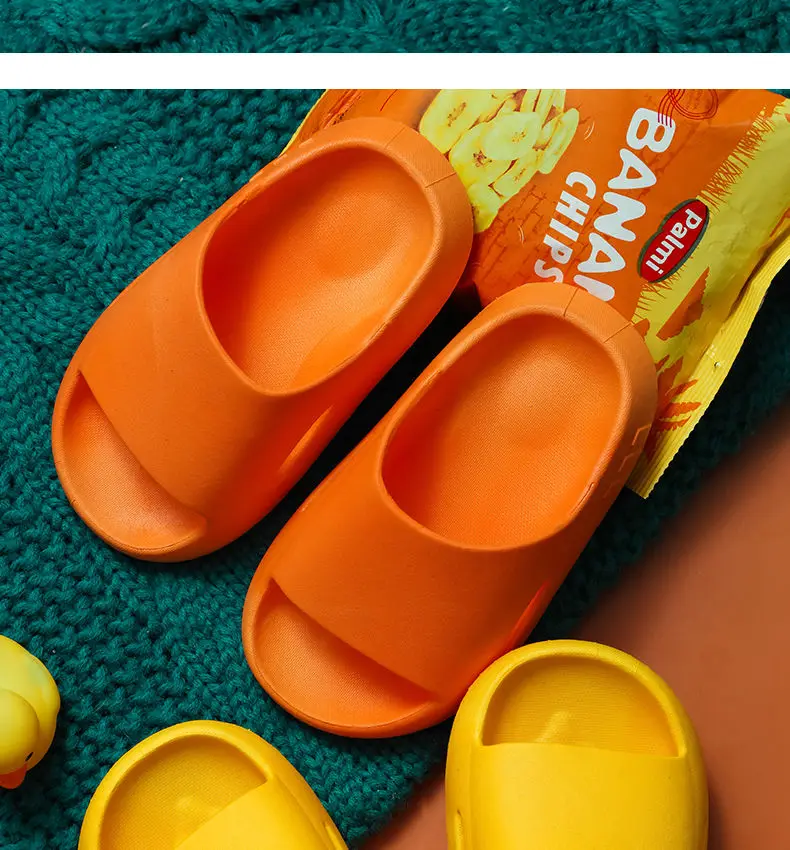 Children's Slippers Summer Pinkycolor cute Beach Shoes For Boys Girls Waterproof Antiskid Bathroom Kids Slippers Soft Baby Shoe boy sandals fashion