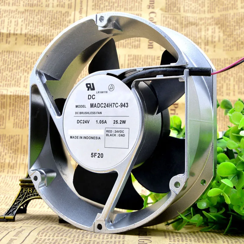 Кулер процессора для сервопривода MADC24H7C-943 24V 1.05A 25,2 W охлаждающий вентилятор
