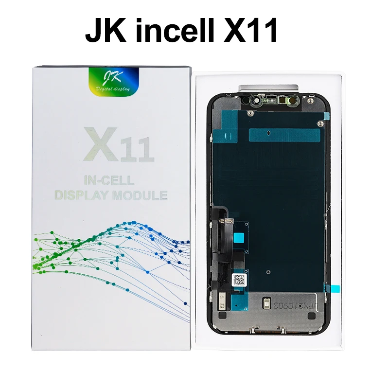 JK Incell Screen For iPhone X XR Xs Max 11 12 12Pro LCD Display Touch Screen Digitizer Assembly No Dead Pixel Replacement Parts lcd cell phone