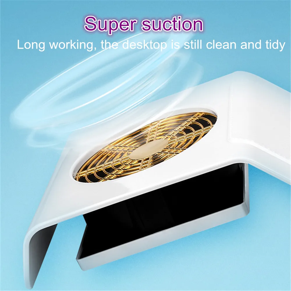 Günstig Pro Nagel Staub Saug Staub Collector Fan Staubsauger Maniküre Maschine Werkzeuge Staub Sammeln Tasche Nail art Maniküre Salon Werkzeuge