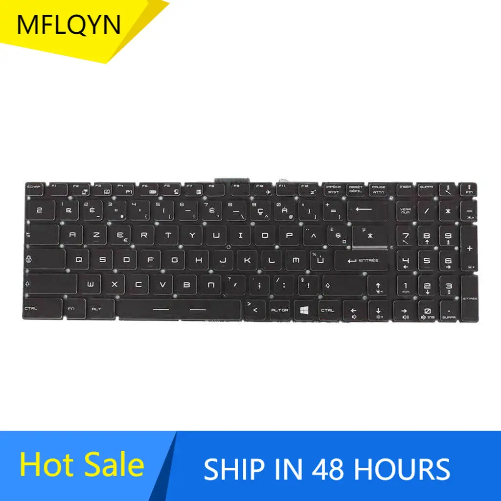 

Laptop Keyboard FR AZERTY with Backlit for MSI GS60 GS70 GT72 GL72