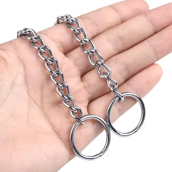 

Pet Dog Choker Collar Snake Chain For Retriever Necklace Silver 2.0*45/3.0*55
