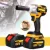 Drillpro 21V Brushless Electric  Impact Wrench Hand Drill Installation Power Tools With 2X 6000mAh Li Battery Batteries