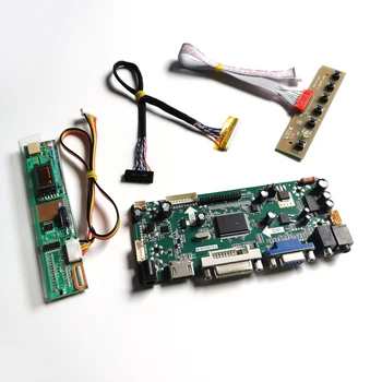 

For B154EW02 V4 V5 VGA HDMI DVI LVDS 30Pin CCFL M.NT68676 screen controller drive board 1280*800 15.4" LCD monitor panel DIY kit