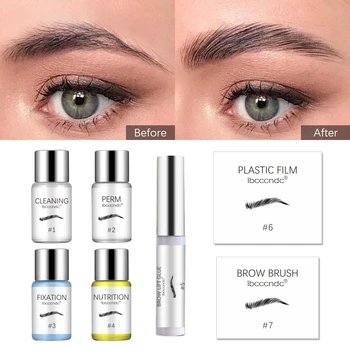

1Set Semi-pernament Eyebrow Lift Kit Eye Brow Lamination Kit Safe Brow Lift Eyebrow Lifting Protable Travel Kit Professional