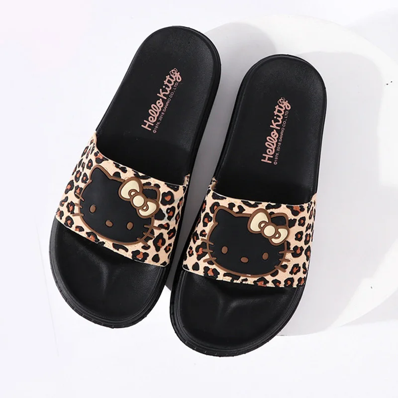 Zapatillas de gato para mujer, chanclas planas con suela de PVC, de alta elasticidad, para el hogar, de verano - AliExpress Calzado