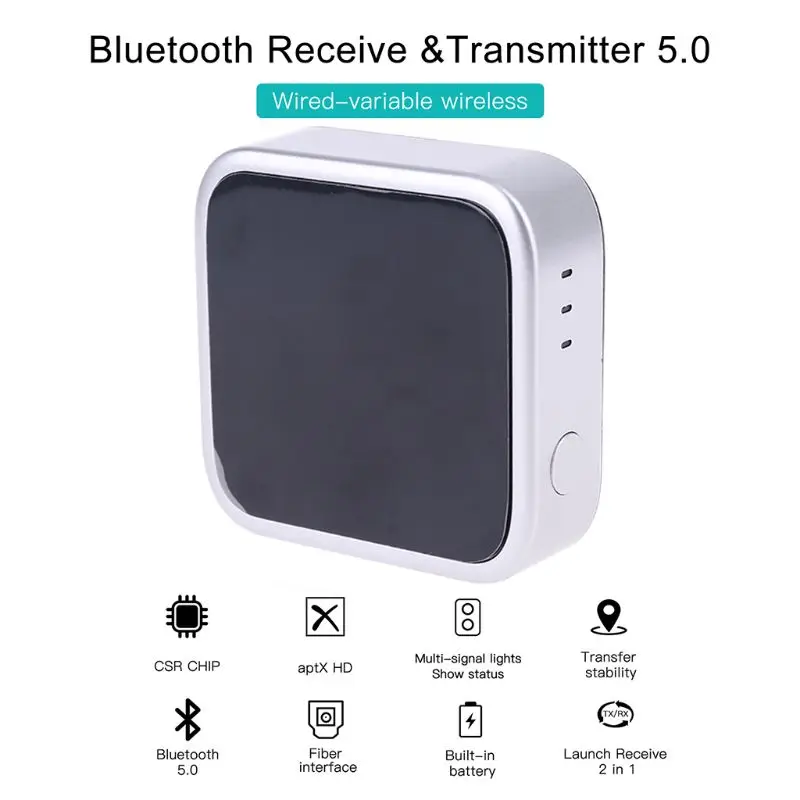 

APTX Bluetooth Audio Transmitter Receiver Music CSR8670 TV PC Wireless Adapter