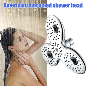 

Top Spray ABS Plating Dark Rain Shower Shower Nozzle Shower Head 10 Inch Rain Showerhead Water Saving