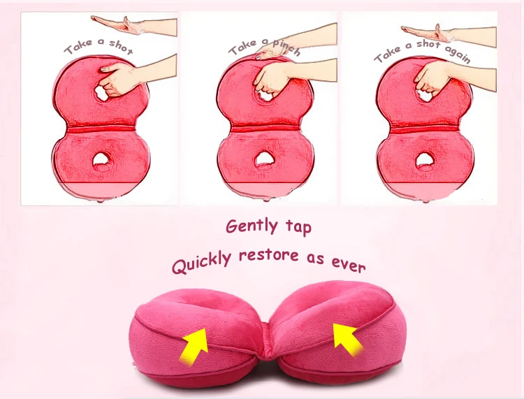 Seat Chair Cushion For Sofa Bed Office Solid Folding Throw Soft Cushion Memory Foam Cushion Multi-functional Plush Beautify Hip