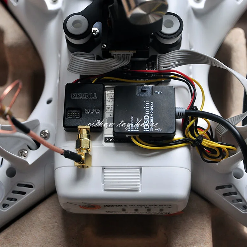 RC 5 8G 32ch 600mw супер мини передатчик TX с грибной антенной телеметрией для DJI Phantom 2 + 1
