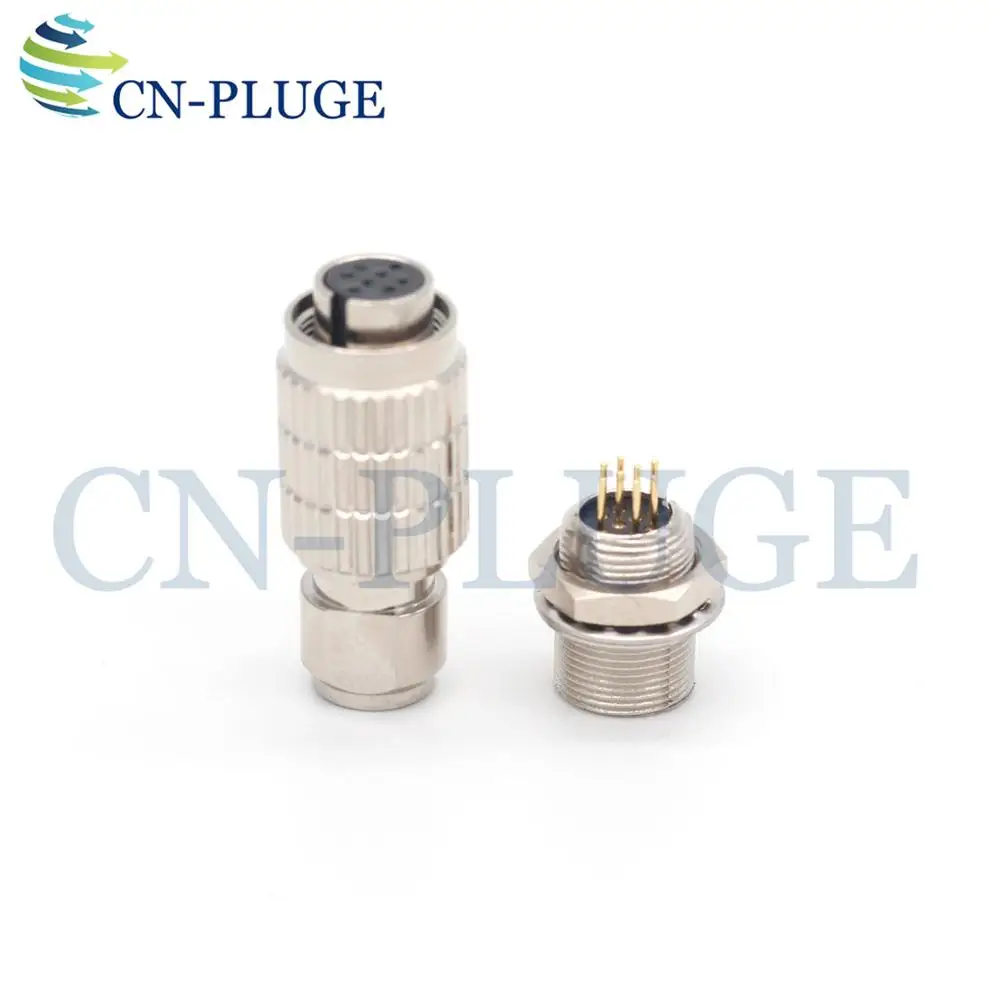 8 адаптер и гнездовой разъем Hirose PCB панель сварочный разъем HR25-7TP-8S HR25-7TR-8P 8-контактный Кабельный разъем