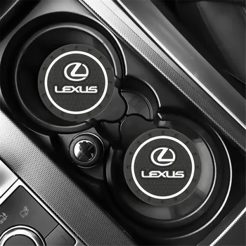

2PCS Car Water Cup Bottle Holder Anti-slip Pad Mat for Lexus RX300 RX450 IS200 IS250 IS300 GS300 Accessories Car Styling