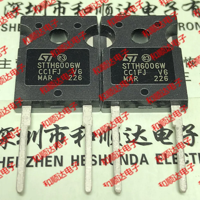 /2 шт/STTH6006W TO-247 600V 60A
