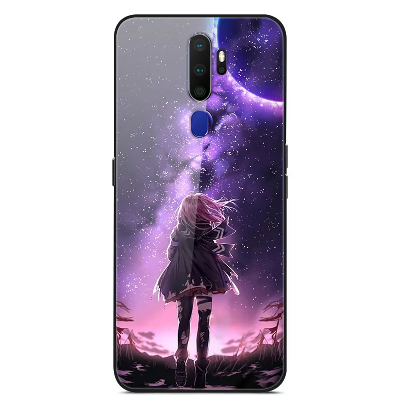 Для OPPO A5 чехол из закаленного стекла жесткий чехол s чехол для OPPO A5 чехол для телефона мягкий бампер для OPPOA5 A 5 6,5'' - Цвет: 3