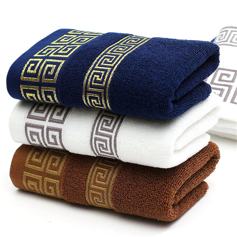 New Arrival 1Pcs Solid Color Cotton Towel Luxury Soft Cotton Absorbent Terry Large Bath Sheet Bath Towel Hand Face Towel
