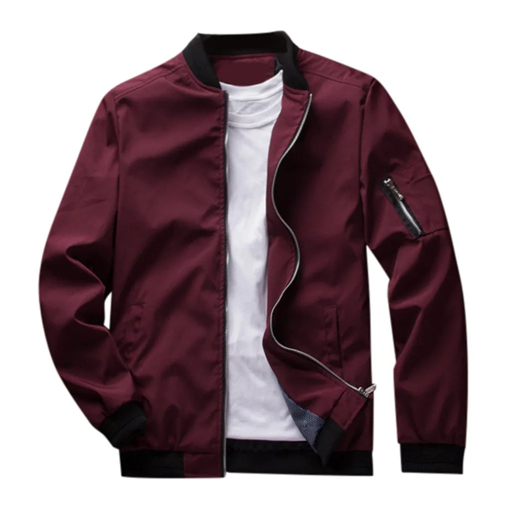 RD JAYCOSIN, мужская куртка, Chaqueta Hombre,, осеннее пальто с круглым вырезом, верхняя одежда, длинный рукав, Повседневная тонкая куртка, Мужская куртка, Jaqueta, 19AUG7 - Цвет: RD