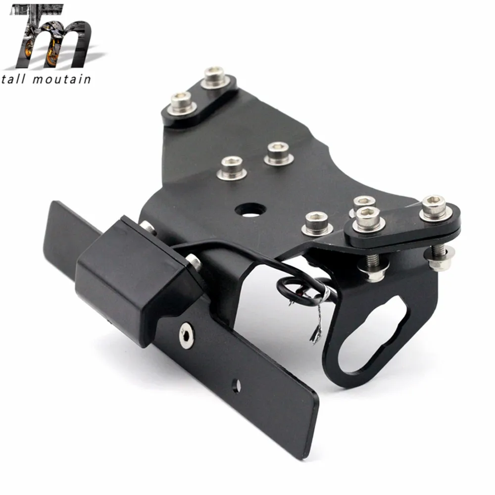 

License Plate Holder LED Light For KAWASAKI ER6N ER6F 2009-2011, NINJA 400 2010-2012 Number Plate Holder Mount Bracket