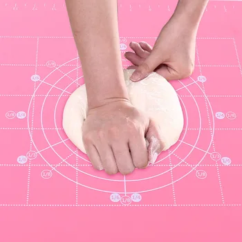 

60x40 Thickened Silicone Pizza Dough Maker Pad for Kneading Dough Pastry High Temperature Resistance Kneading Baking Accessories