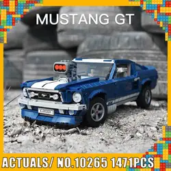 Forded Mustanged Creator Expert Technic совместимый 10265 1471 шт. набор строительных блоков Кирпичи в сборе DIY игрушки подарки на день рождения