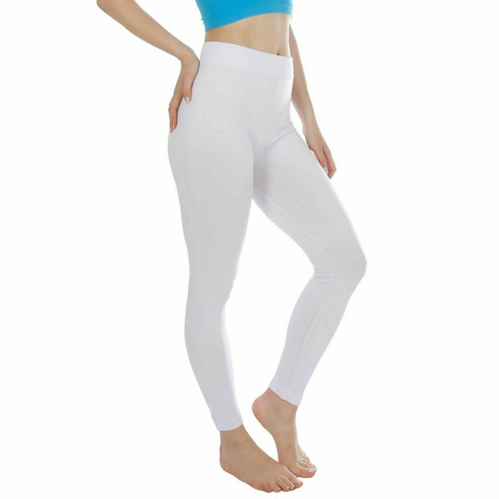 womens winter white leggings