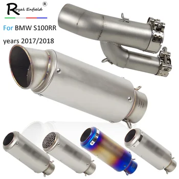 

Motorcycle Muffler Exhaust Pipe for S1000RR S1000R S1000XR 2017 2018 Escape with DB killer Exhausts System Motorcycles