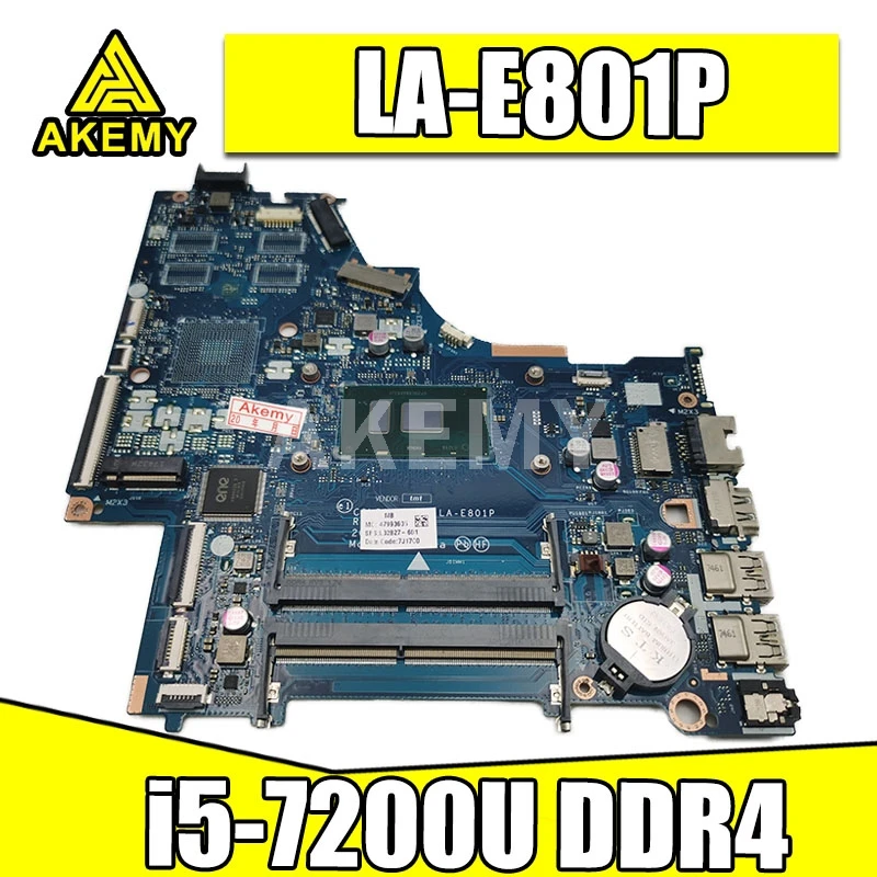AKemy CSL50 / CSL52 LA-E801P для материнской платы ноутбука HP 15-BS 924751-601 924751-001 924751-501 с