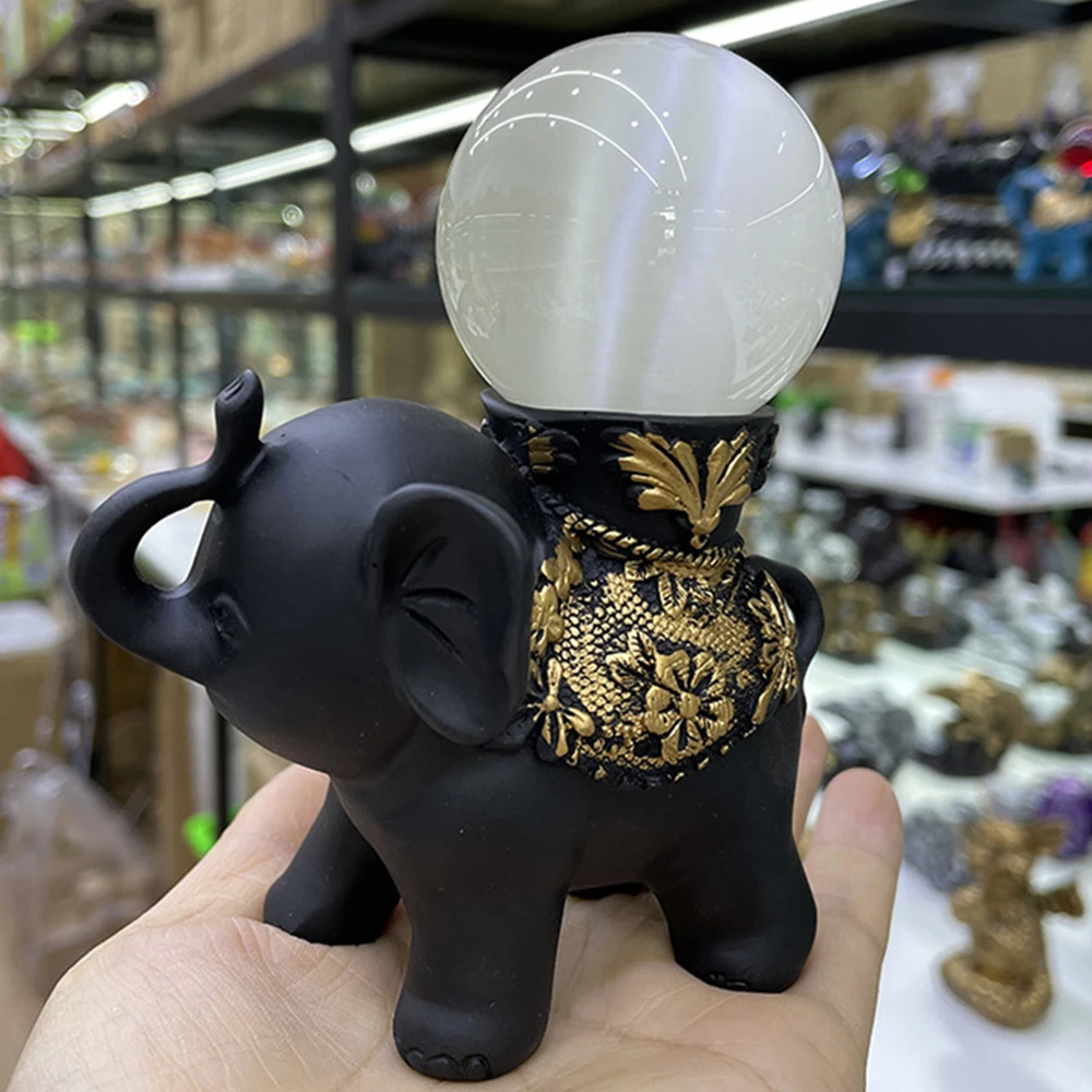 水晶球円球中国工芸品置物NO.24