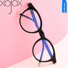 XojoX личностные анти-синие очки оправа для женщин и мужчин очки оправа унисекс-Желе Цветные Плоские зеркальные очки