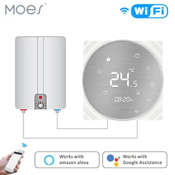 

WiFi Smart Thermostat Water/Gas Boiler Temperature Controller Smart Life/Tuya Weekly Programmable Works with Alexa Google home