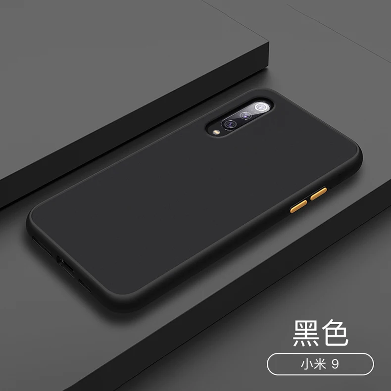 Для xiaomi mi 9 CC9 9Lite чехол Жесткий PC Прозрачный матовый защитный чехол на заднюю панель для xiaomi mi 9t Pro mi 9t A3 Lite shell - Цвет: black