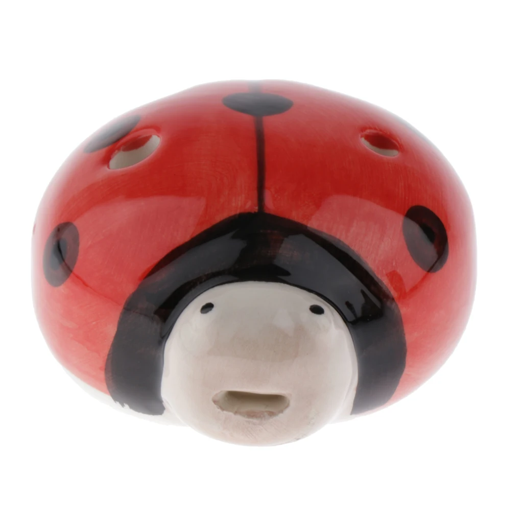 Cute Alto Ocarina 6 Holes Beatles Shaped Set, for Kids Children Beginners Musical Gift Craft