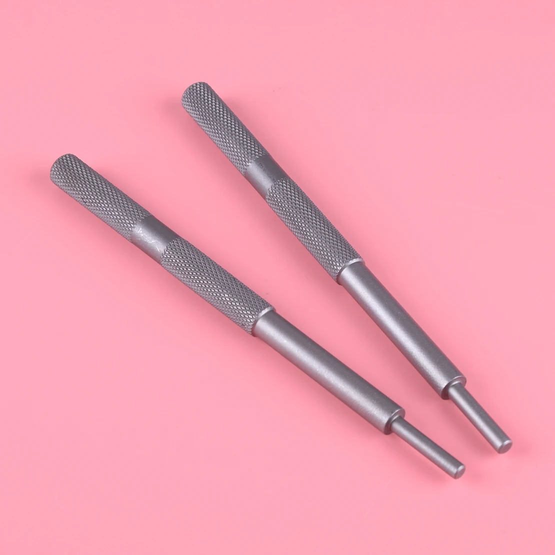 

beler Metal 2PCS Dark Grey Motorcycle Universal Valve Guide Remover Grinding Stick Lapping Tool