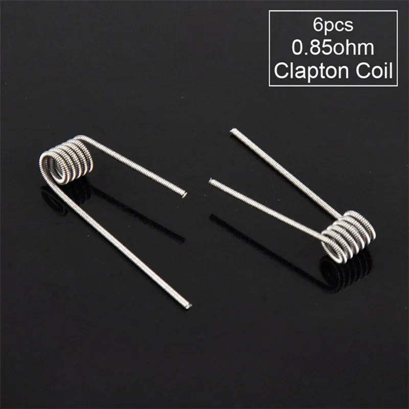Горячая Новинка 8 в 1 Предварительно Построенная катушка Clapton катушка Alien Tiger Hive Quad плоский витой плавленый нагревательный провод для Vape DIY электронная сигарета предварительно изготовленная катушка