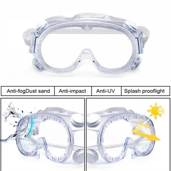 

Safety Goggles Glasses Transparent Dustproof Glasses Workplace Laboratory Dental Glasses Splashproof Goggles Medical Goggles
