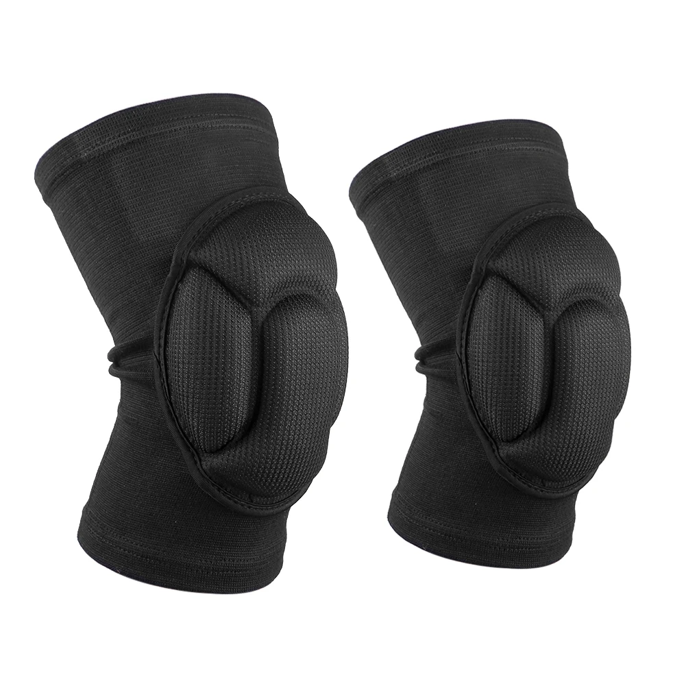1 Pair Protective Knee Pads Thick Sponge Elastic Kneepads for Outdoor Sports US 