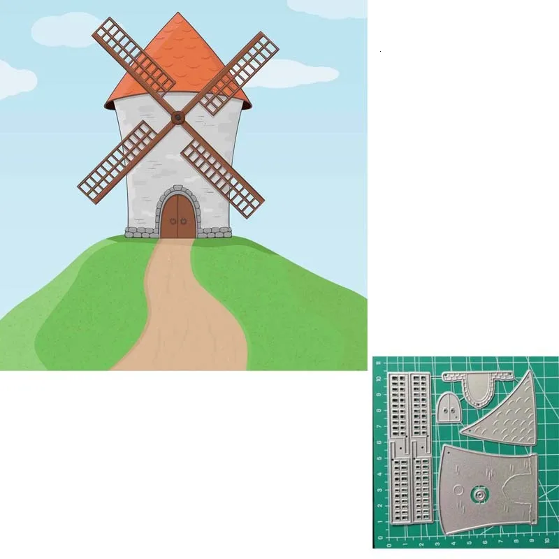 Штампы Build A Castle металлические пресс формы для скрапбукинга Новое поступление