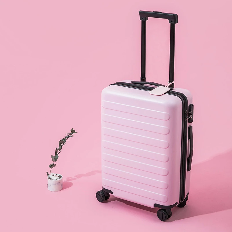  Xiaomi Youpin 90fun Pc Suitcase Colorful Carry On Spinner Wheels Rolling Luggage Tsa Lock Business 