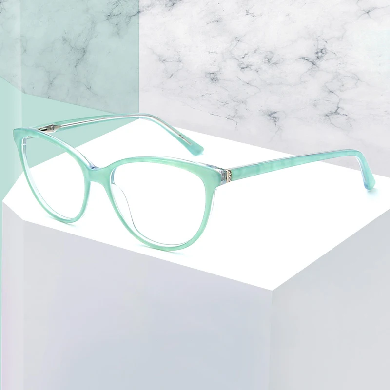 ZENOTTIC рецепт оправа для очков в стиле кошачьи глаза для женщин Близорукость полная оправа очки дизайнерские оптические оправы BT7007E