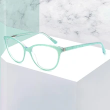 ZENOTTIC рецепт оправа для очков в стиле кошачьи глаза для женщин Близорукость полная оправа очки дизайнерские оптические оправы BT7007E