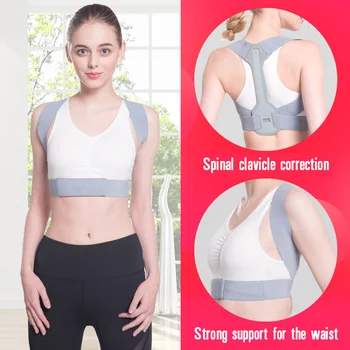 

Adjustable back support belt Shoulder back posture corrector Lumbar support belt suspenders shoulder posture correction belt