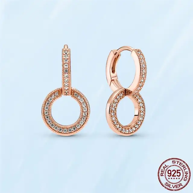 Silver Earrings Real 925 Sterling Silver Asymmetrical Heart Hoop Earrings for Women Fashion Silver Earring Jewelry Gift PAE068