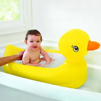 

Newborn Inflatable Shower Tubs For 0-24month Baby New Inflatable Bathtub Portable Folding Duck Bath Tub Infant Bathing Pool