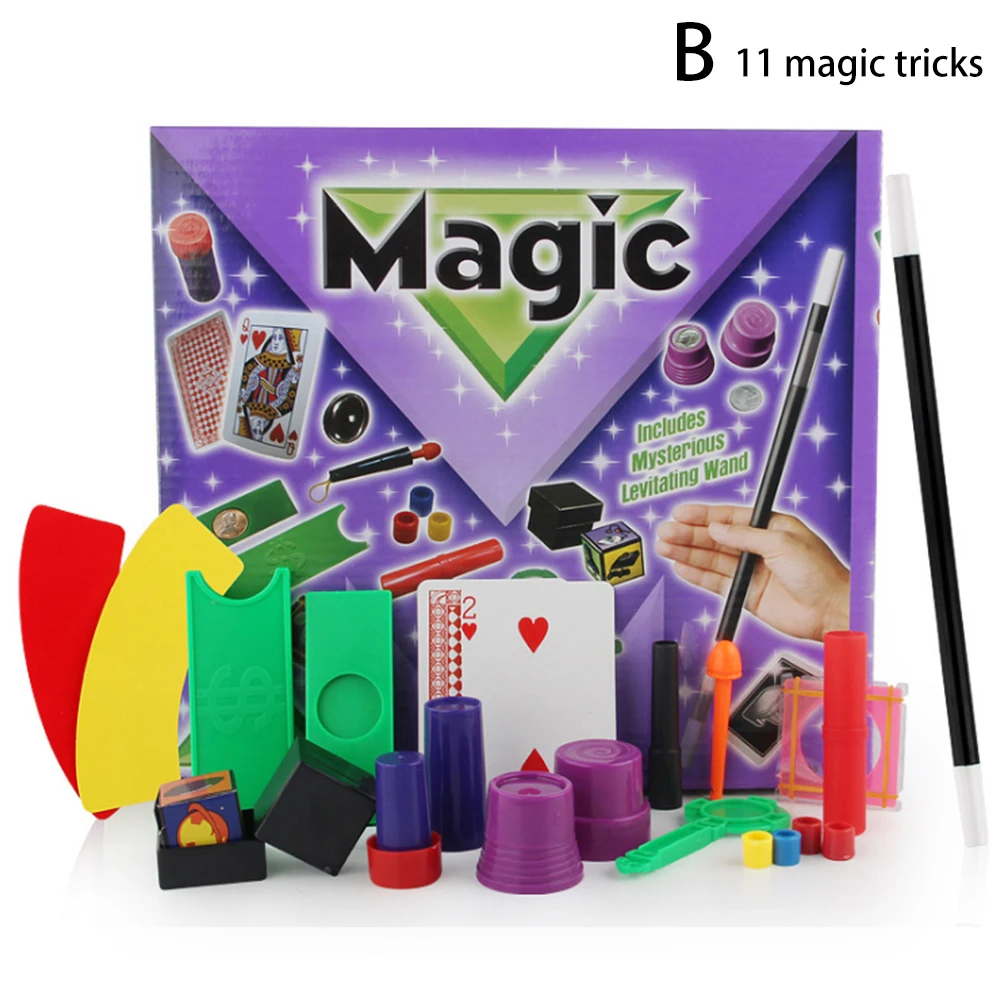 Chidlren магические трюки игрушки Hanky Panky's Junior волшебный набор простой магический реквизит волшебный Начинающий дети с magiceduation Kit ZXH