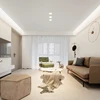 BRGT LED Spot Light Frameless Embedded Lights 7W COB Ceiling Lamp 85-265V Trimless Aluminum Recessed Downlight Indoor Lighting 4