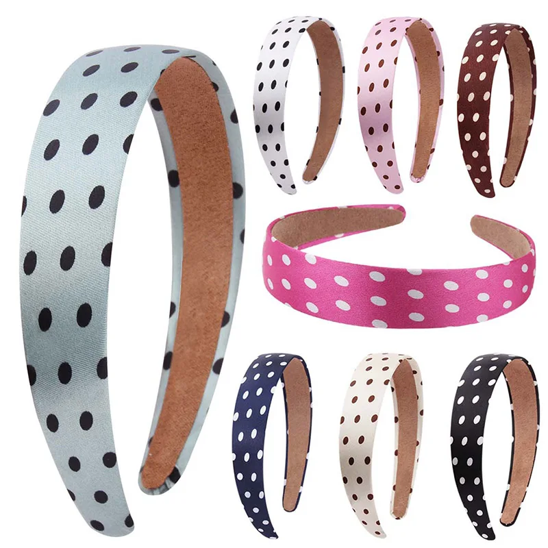 

Women Lady Hair Band Headwear Hairbands Girl Canvas Wide Headband Boutique Hair Hoops For Jewelry Tiara Hair Accessories