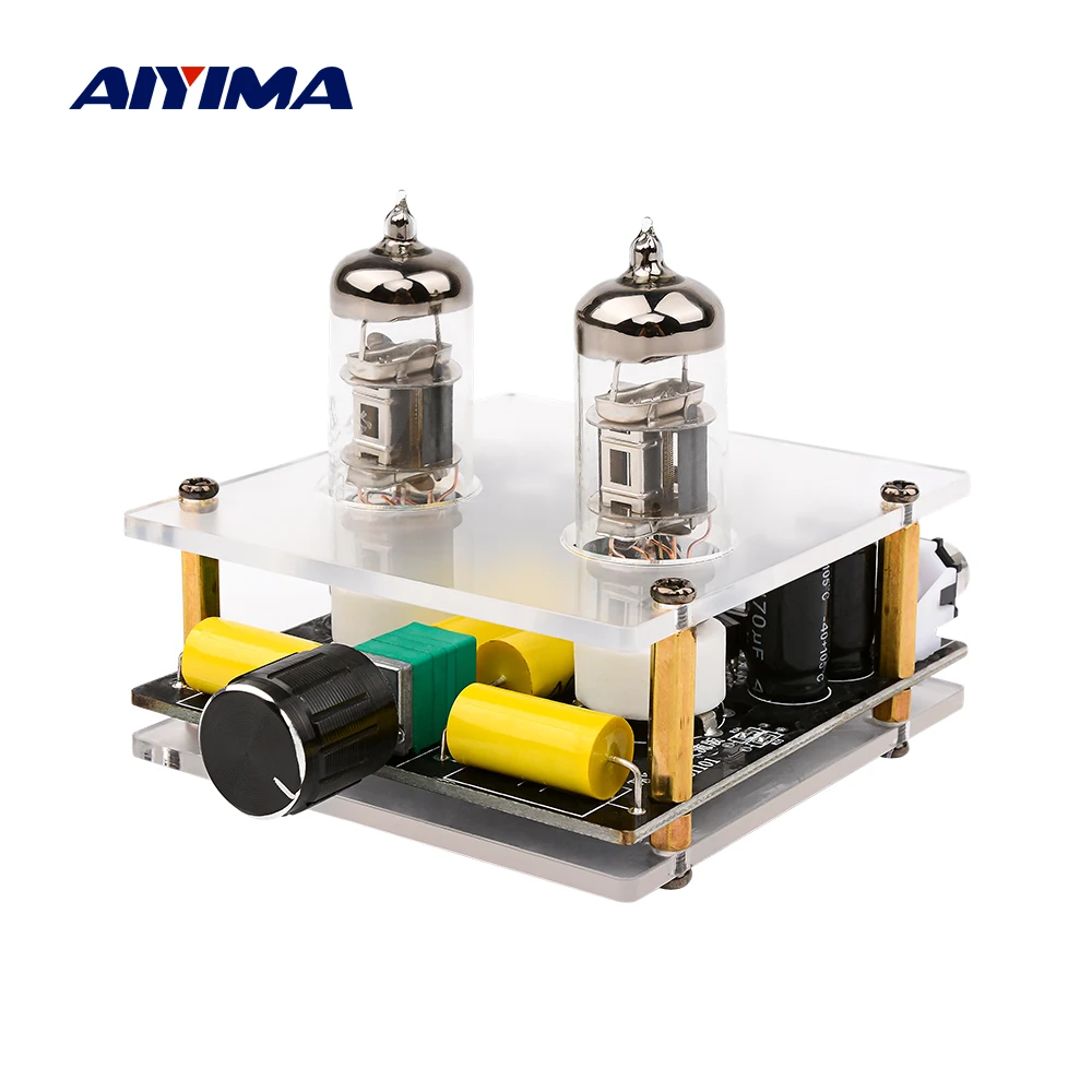 AIYIMA 6J3 вакуумный трубчатый предусилитель Плата усилителя HiFi усилитель для
